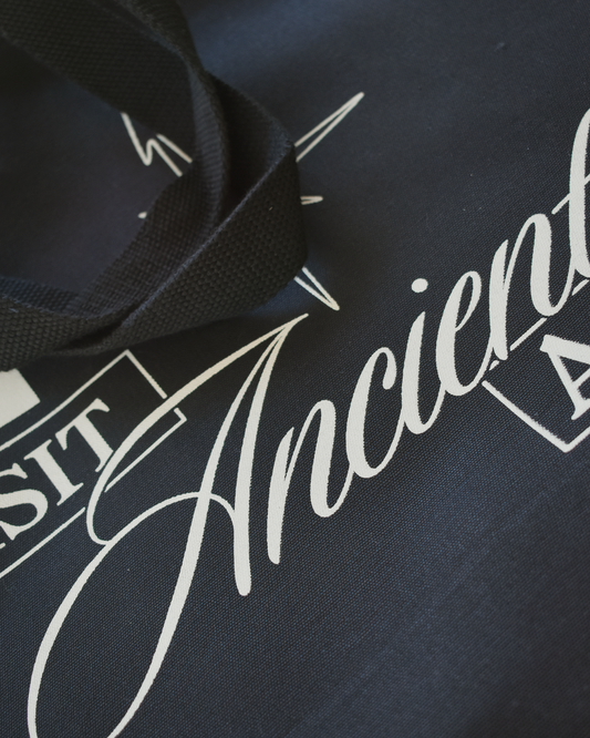 Ancient Acre Oversized Black Tote