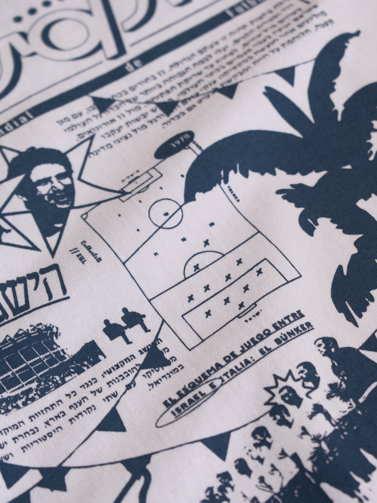 Mexico 70' - T-Shirt & Fanzine Bundle ( White )