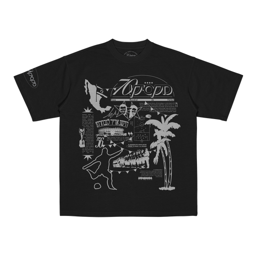 Mexico 70' Black T-Shirt