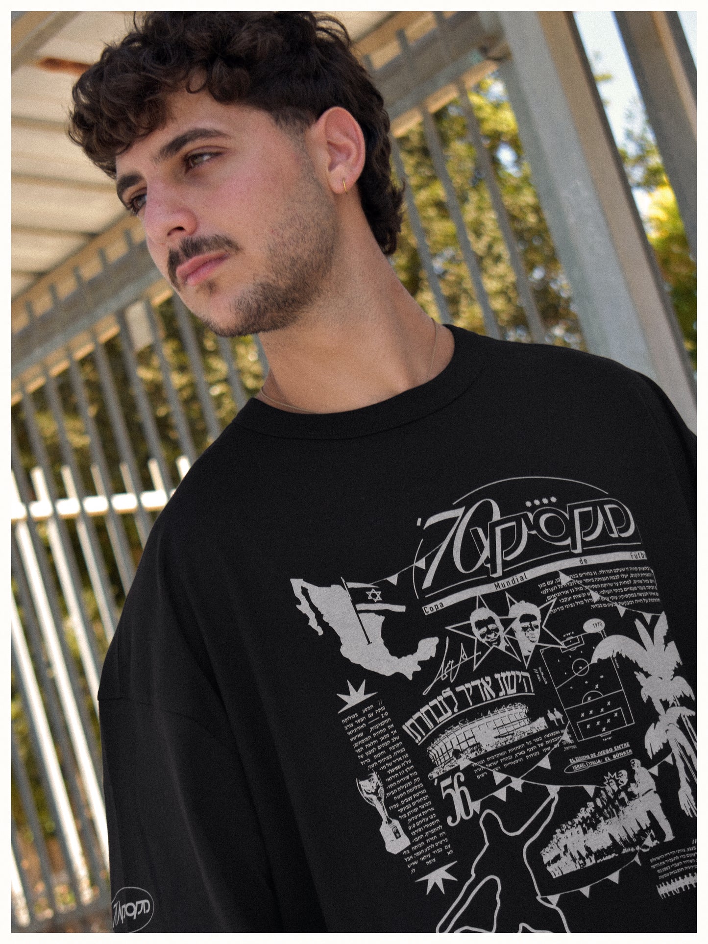 Mexico 70' Black T-Shirt