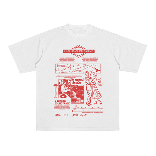 Limited Edition - 'Kol Israel Jerusalem' White T-Shirt // Liav Nov x Export